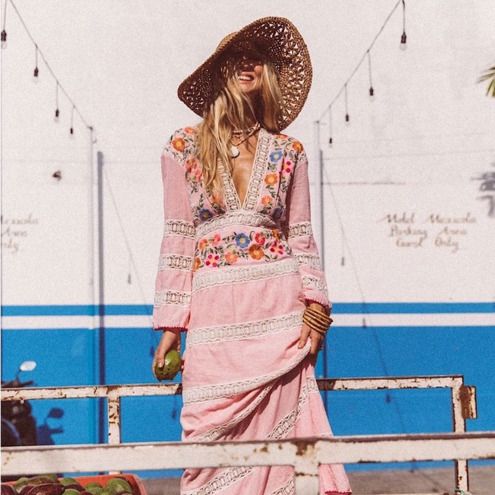 Chasing Unicorns South of the Border Maxi Dress XS